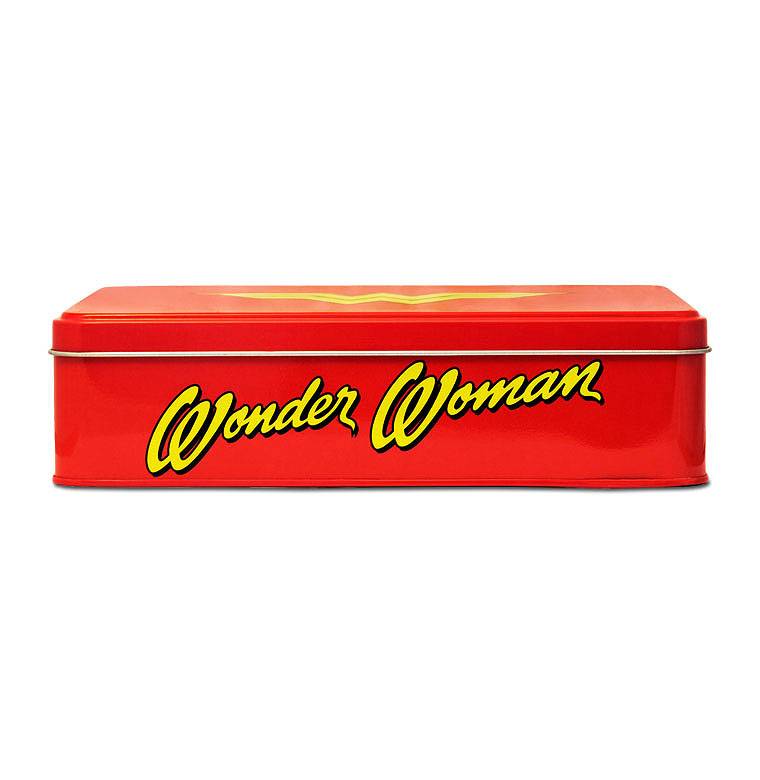 Logoshirt Wonder Woman - Logo - DC Comics - Blechdose mit abnehmbarem Deckel Begrenzte Freigabe
