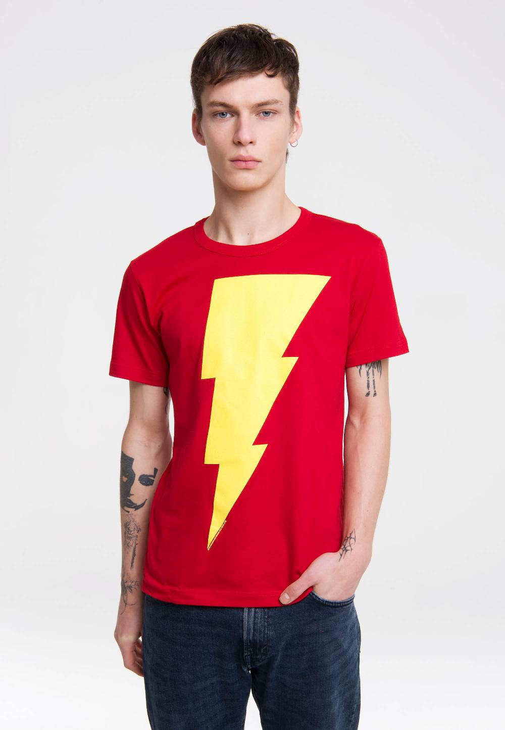 Logoshirt Shazam Logo - DC Comics - T-Shirt Print - Herren Bis zu 50% Rabatt