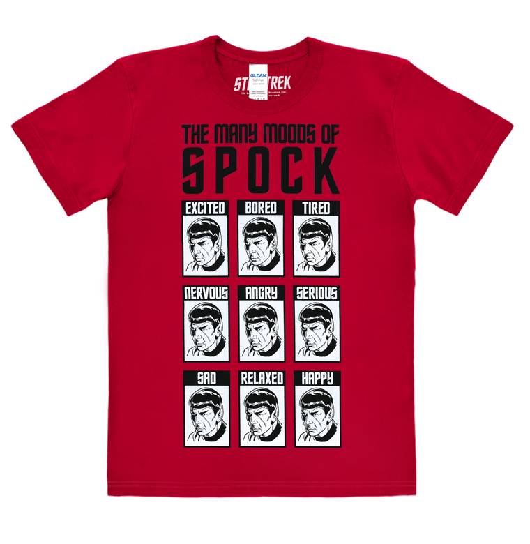 Logoshirt Star Trek - Spock Moods - Hybris - T-Shirt Print Vierteljährliche Förderung