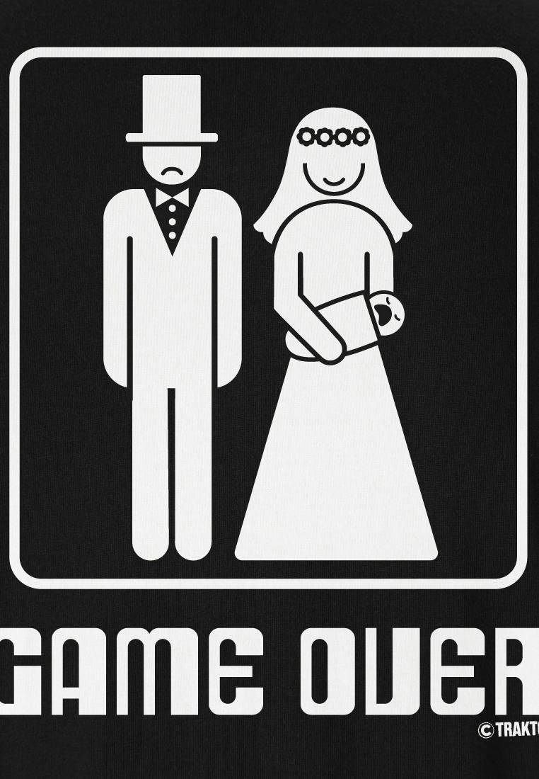 Logoshirt Game Over - Hochzeit - T-Shirt Print Kostenloser Versand international