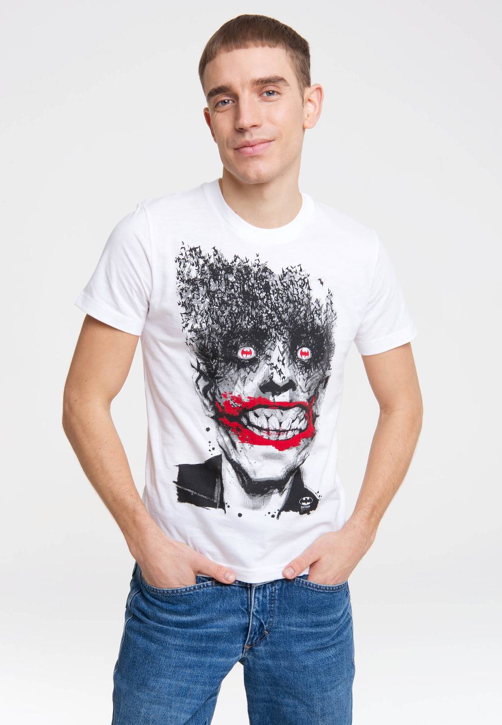 Logoshirt Batman - The Joker - Fledermäuse - DC Comics - T-Shirt Print Speichern exportieren