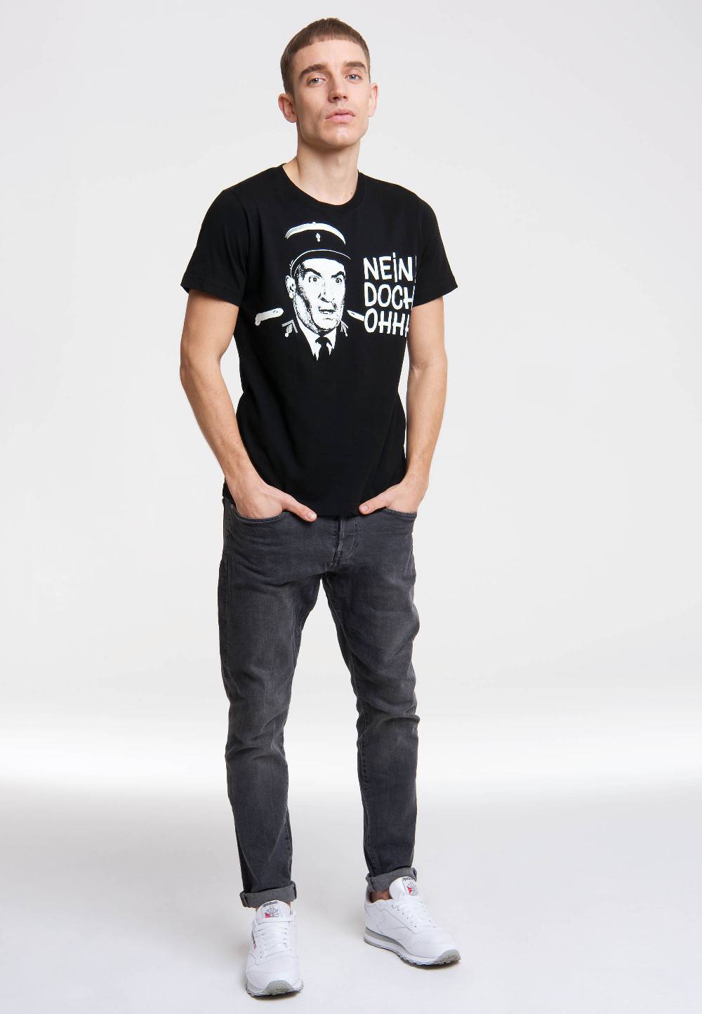 Logoshirt Nein! Doch! Ohhh! - Louis de Funès - T-Shirt Print Black Friday Preise