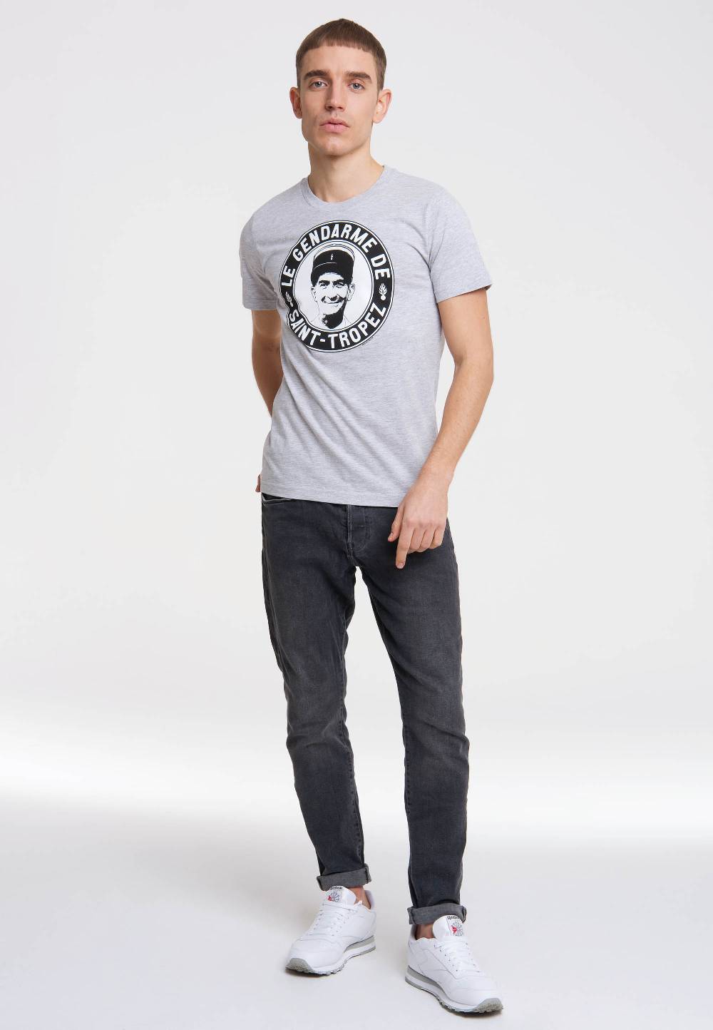 Logoshirt Der Gendarm von Saint Tropez - Louis de Funès - T-Shirt Print Im Verkauf