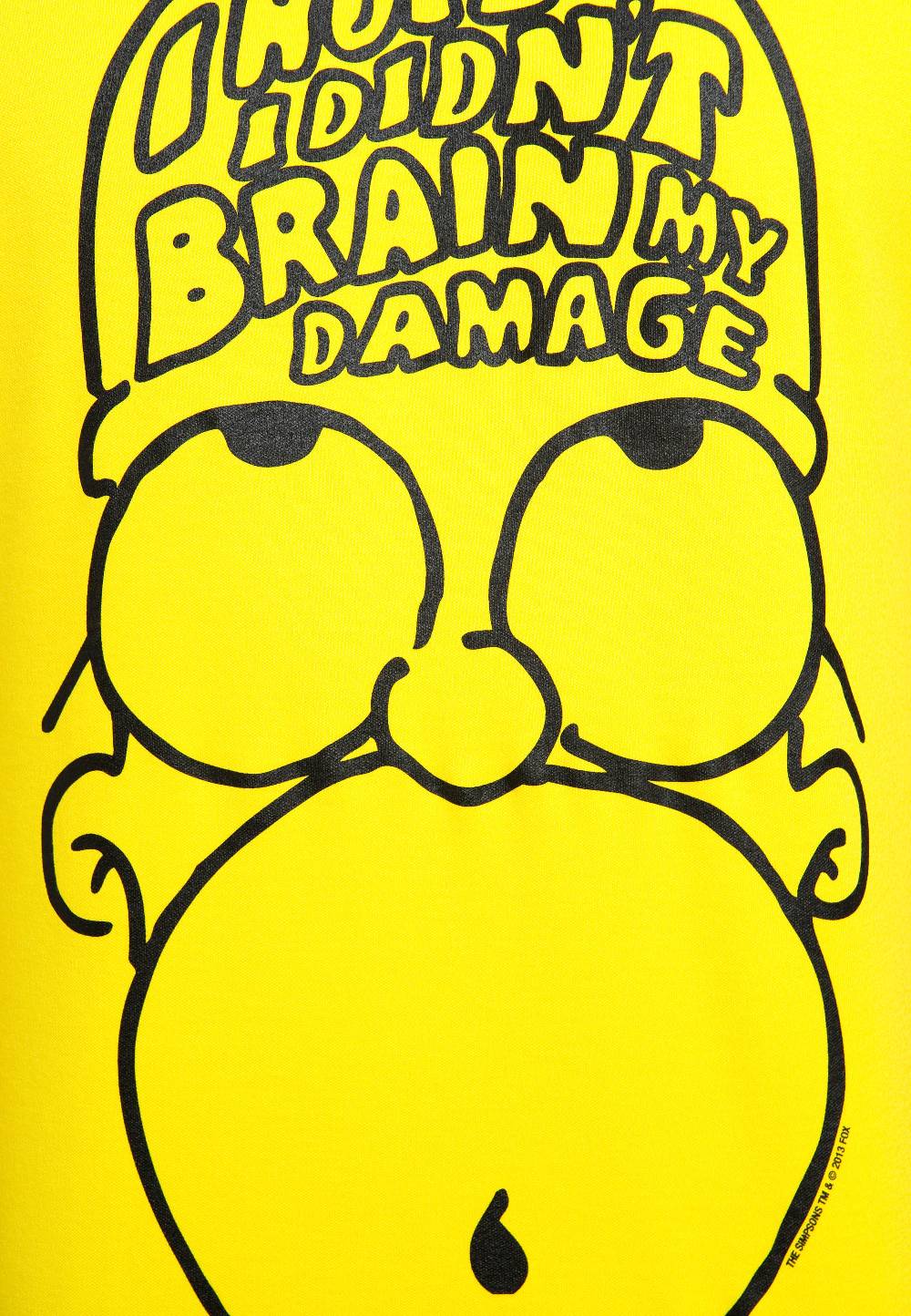 Logoshirt The Simpsons - Homer Simpson - Brain My Damage - T-Shirt Print - Herren zollfrei