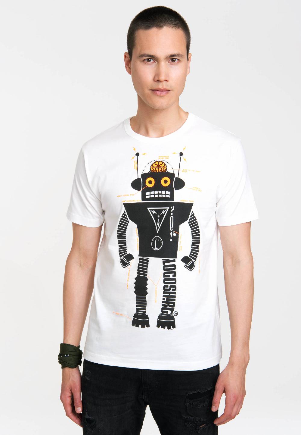 Logoshirt Logoshirt - Roboter - Logo - T-Shirt Print - Herren 50% Rabatt für begrenzte Zeit