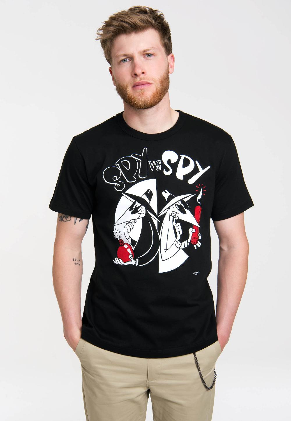Logoshirt Mad Magazin - Spy vs Spy - Bomb & Dynamite - T-Shirt Print - Herren 2025