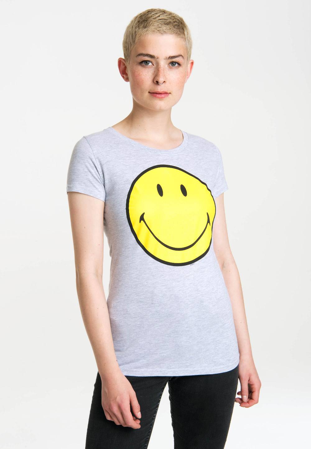 Logoshirt Original Smiley Face - Happy - T-Shirt Print - Damen Online