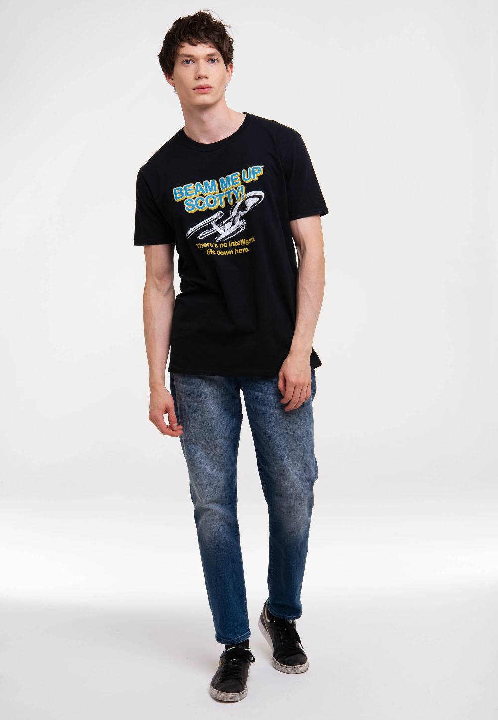 Logoshirt Star Trek - Scotty - Beam Me Up - Hybris - T-Shirt Print Blitzverkäufe