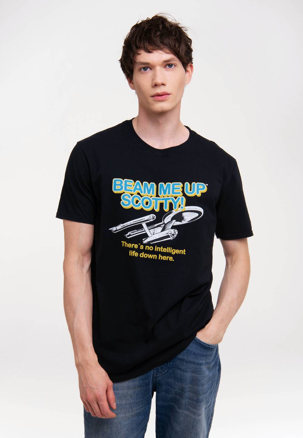 Logoshirt Star Trek - Scotty - Beam Me Up - Hybris - T-Shirt Print Blitzverkäufe