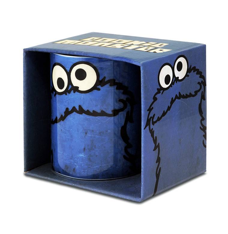 Logoshirt Sesamstrasse - Krümelmonster - Cookie Monster - Kaffeetasse Muttertagsangebot