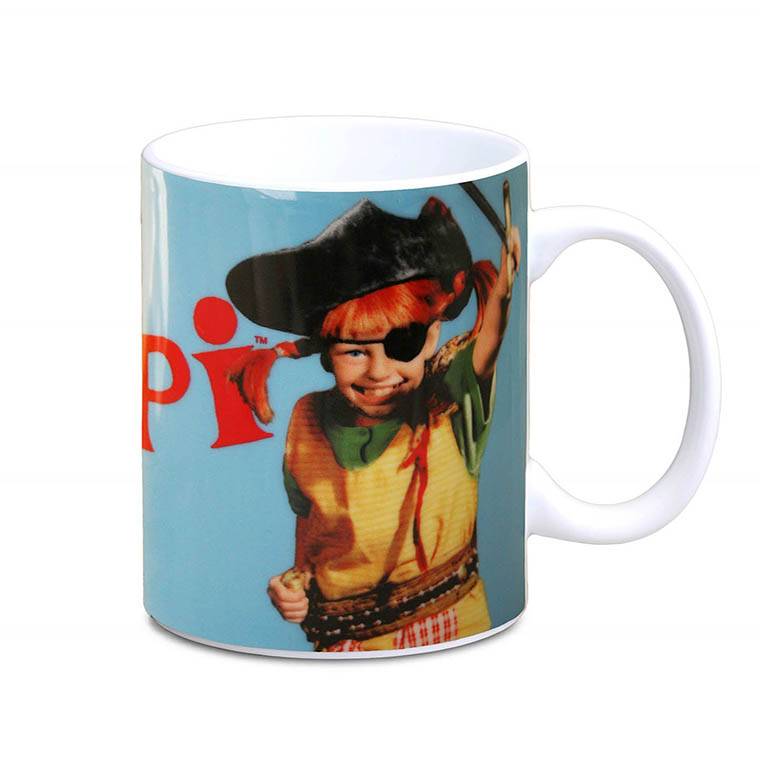 Logoshirt Pippi Langstrumpf - Pirat - Kaffeetasse Riesige Ersparnisse