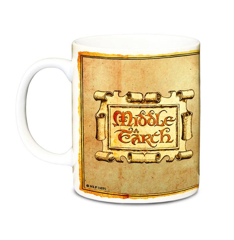 Logoshirt Der Hobbit - Mittelerde Karte - Kaffeetasse Kostenlose Rückgabe