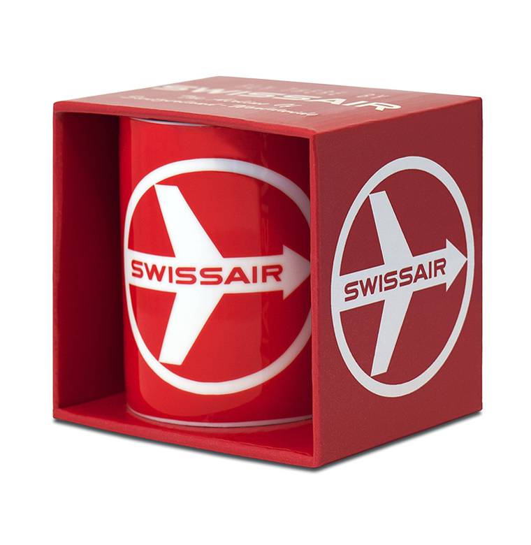 Logoshirt Swissair - Fly There By Swissair - Kaffeetasse Neueste Stile