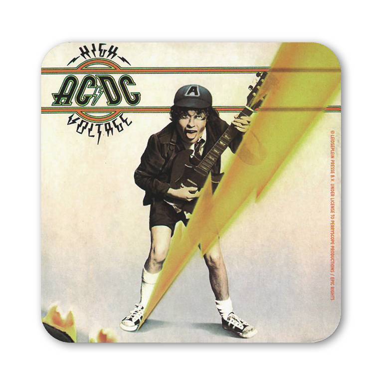 Logoshirt Untersetzer AC/DC - High Voltage - Rock Großer Ausverkauf