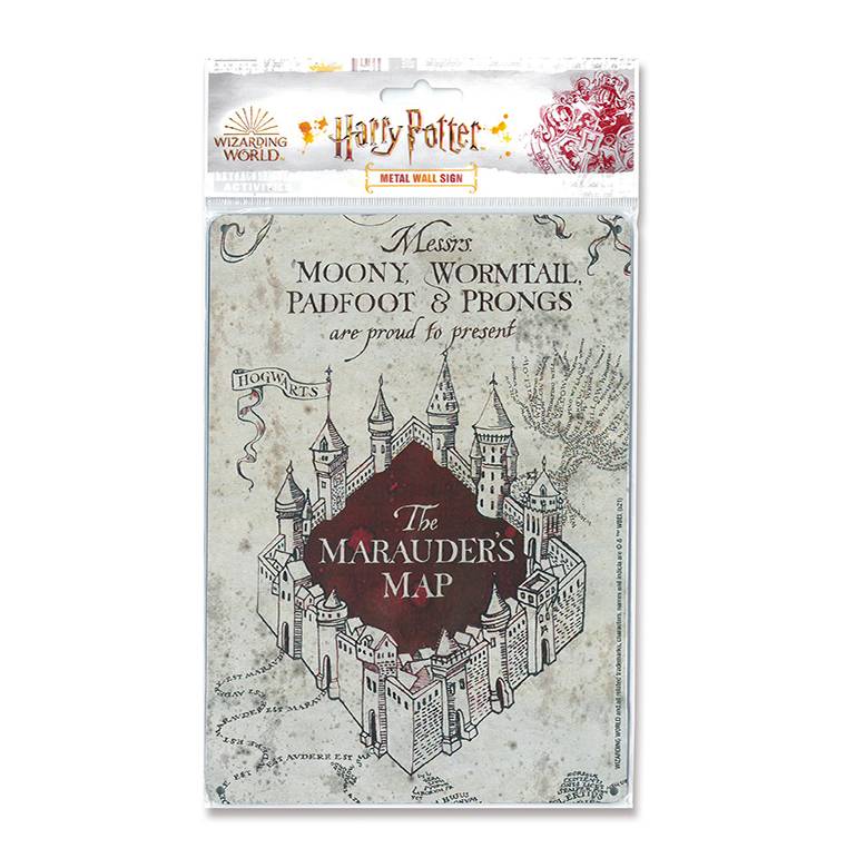Logoshirt Harry Potter - The Marauder's Map - Blechschild A5 Online Shopping