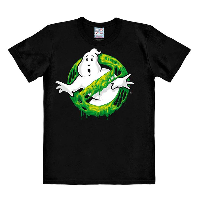 Logoshirt Ghostbusters - Slime Logo - T-Shirt Print - Damen Lagerräumung