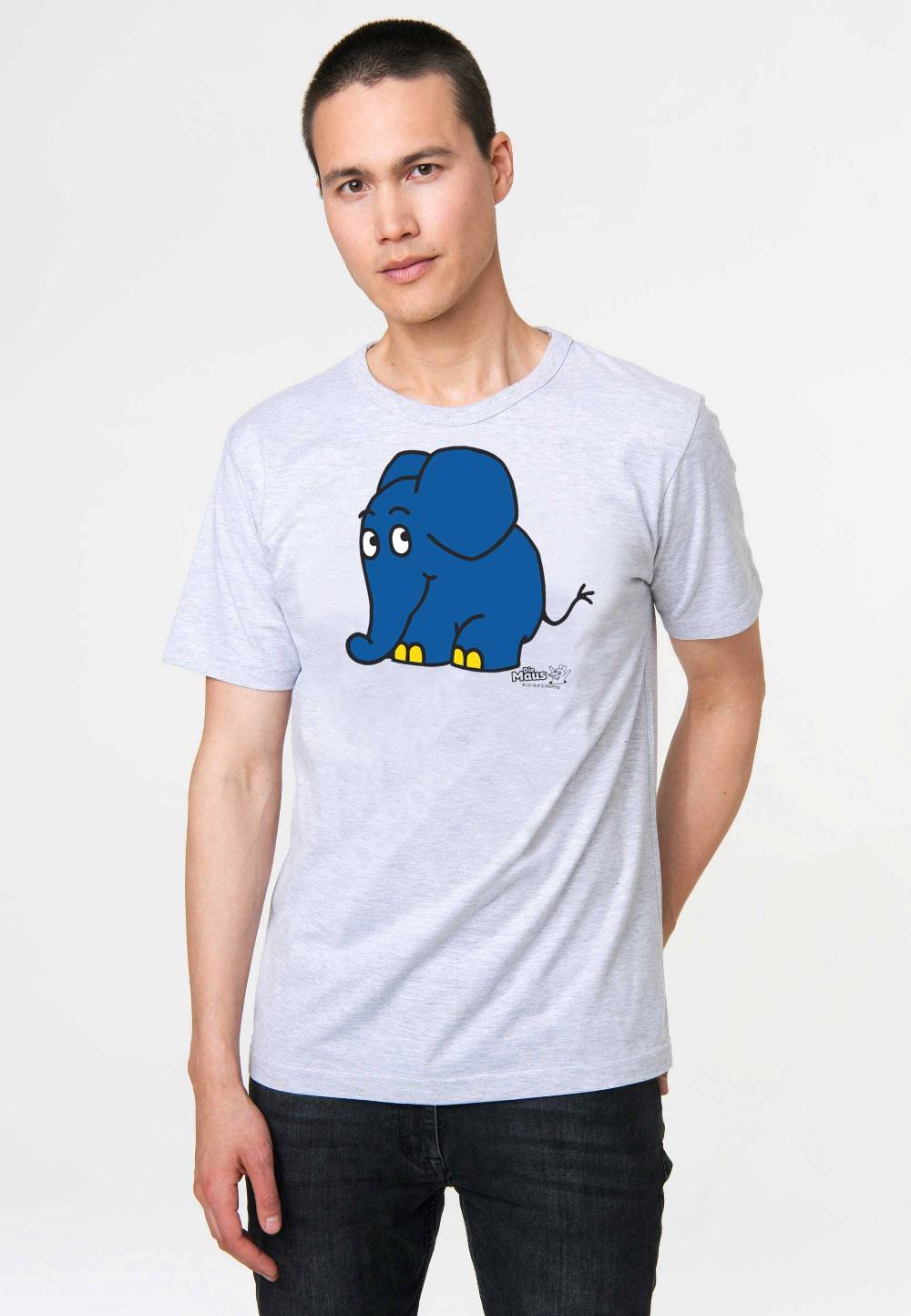 Logoshirt Die Sendung mit der Maus - Elefant - T-Shirt Print - Herren Heißer Verkauf