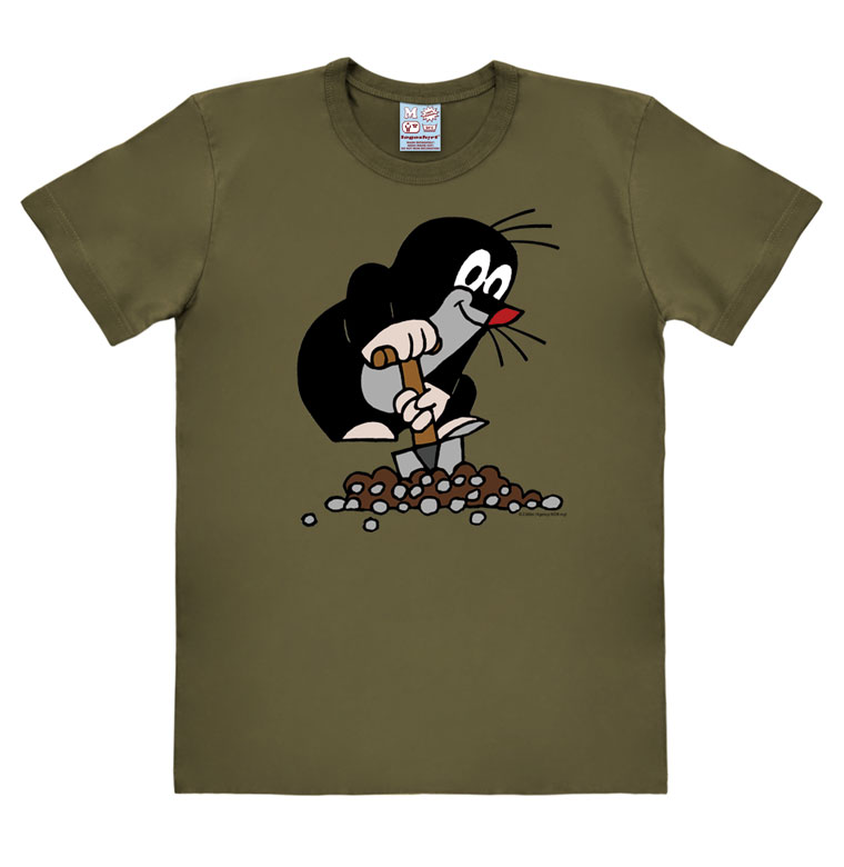 Logoshirt Der kleine Maulwurf - Hügel - T-Shirt Print - Herren Top Angebot