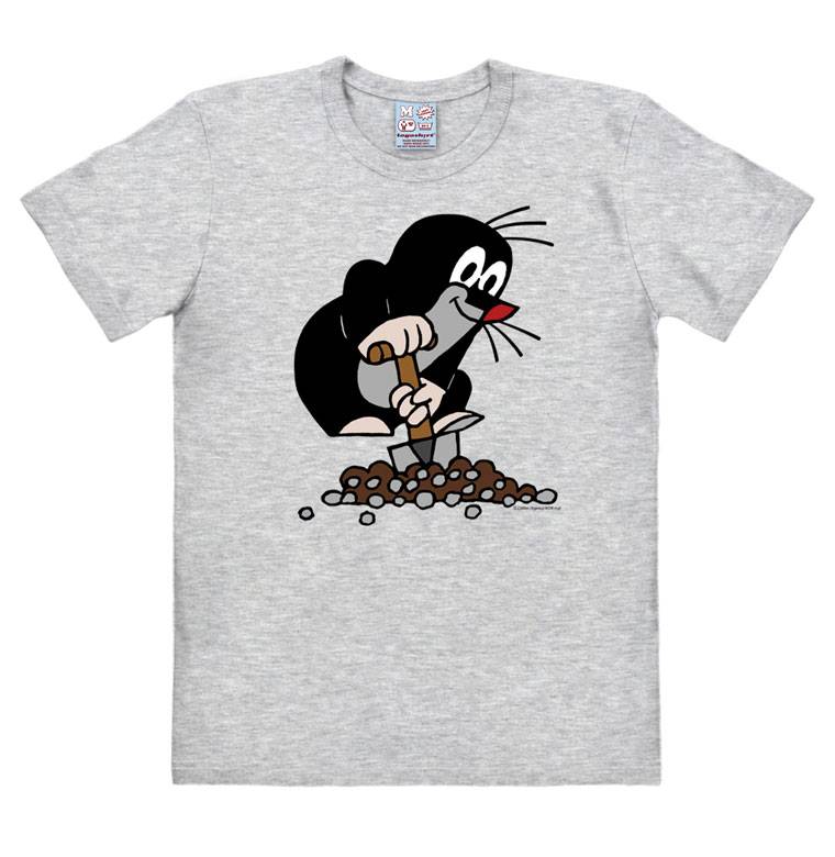 Logoshirt Der kleine Maulwurf - Hügel - T-Shirt Print - Herren Top Angebot