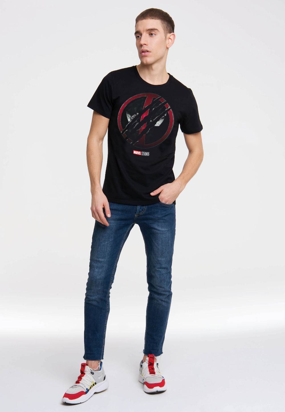 Logoshirt Deadpool & Wolverine - Marvel Comics - T-Shirt Print - Herren Neueste Mode
