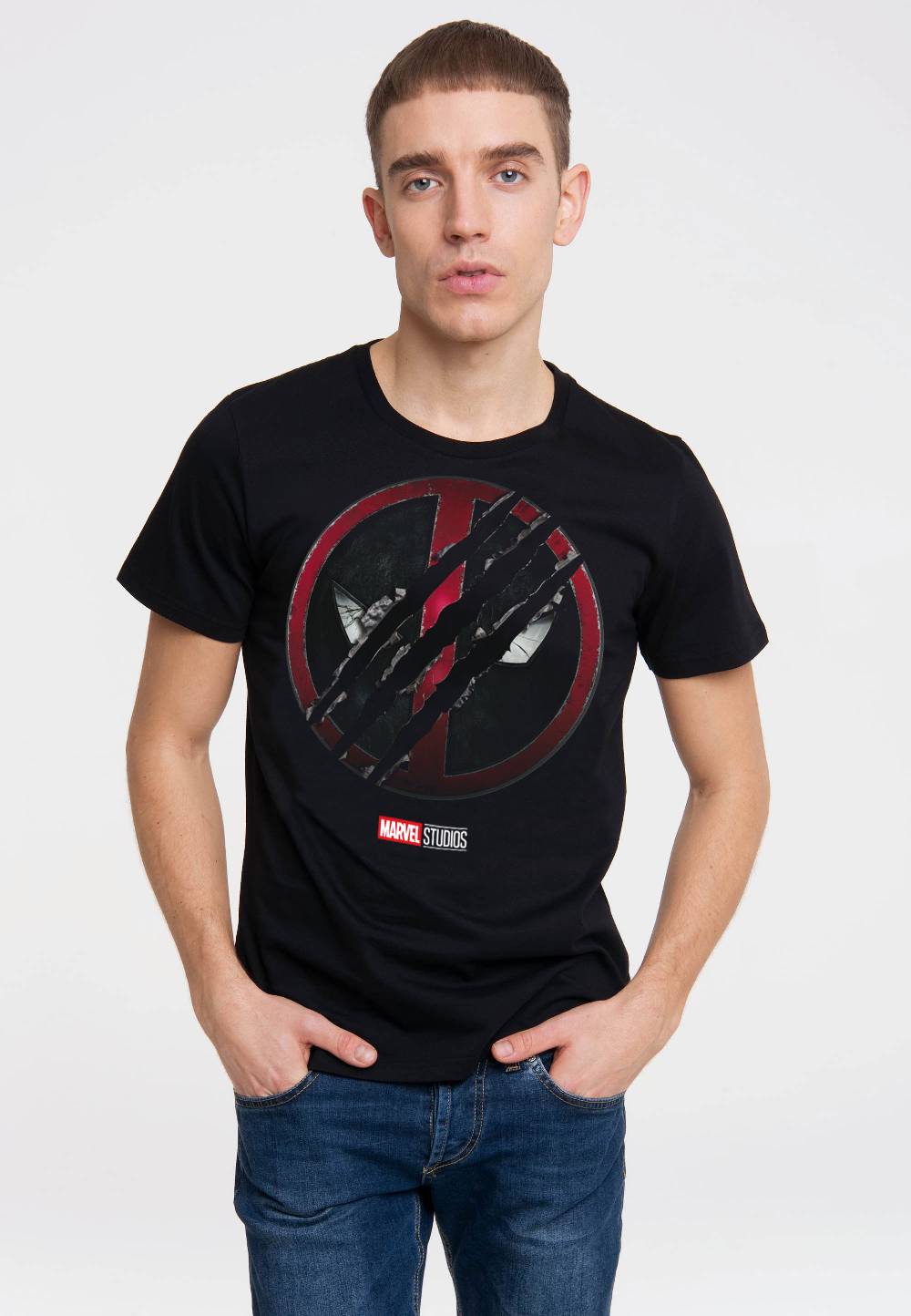Logoshirt Deadpool & Wolverine - Marvel Comics - T-Shirt Print - Herren Neueste Mode