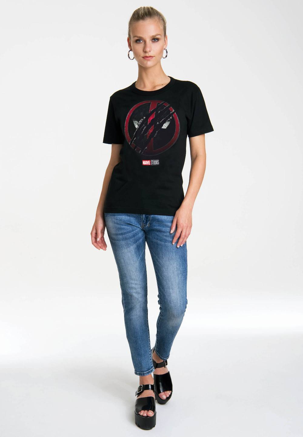 Logoshirt Deadpool & Wolverine - Marvel Comics - T-Shirt Print - Damen Online Outlet