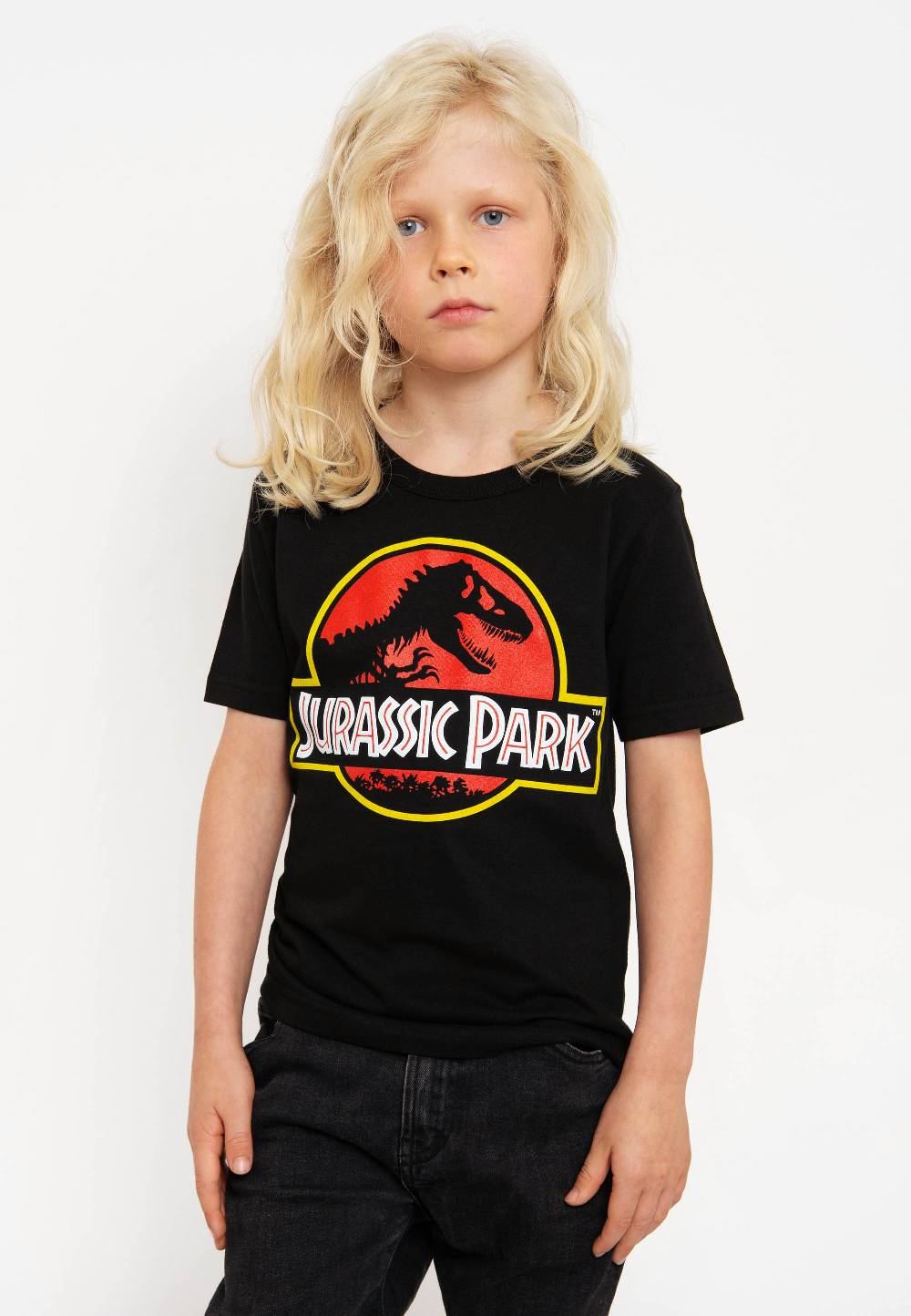 Logoshirt Jurassic Park - Logo - Bio - T-Shirt Print - Kinder Blitzangebot