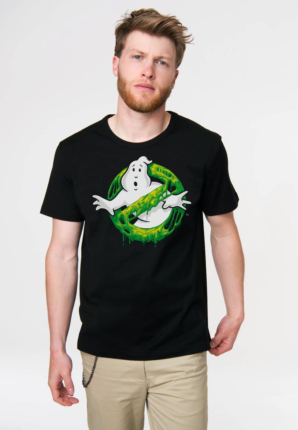 Logoshirt Ghostbusters - Slime Logo - T-Shirt Print - Herren Kauf eins, bekomm eins gratis
