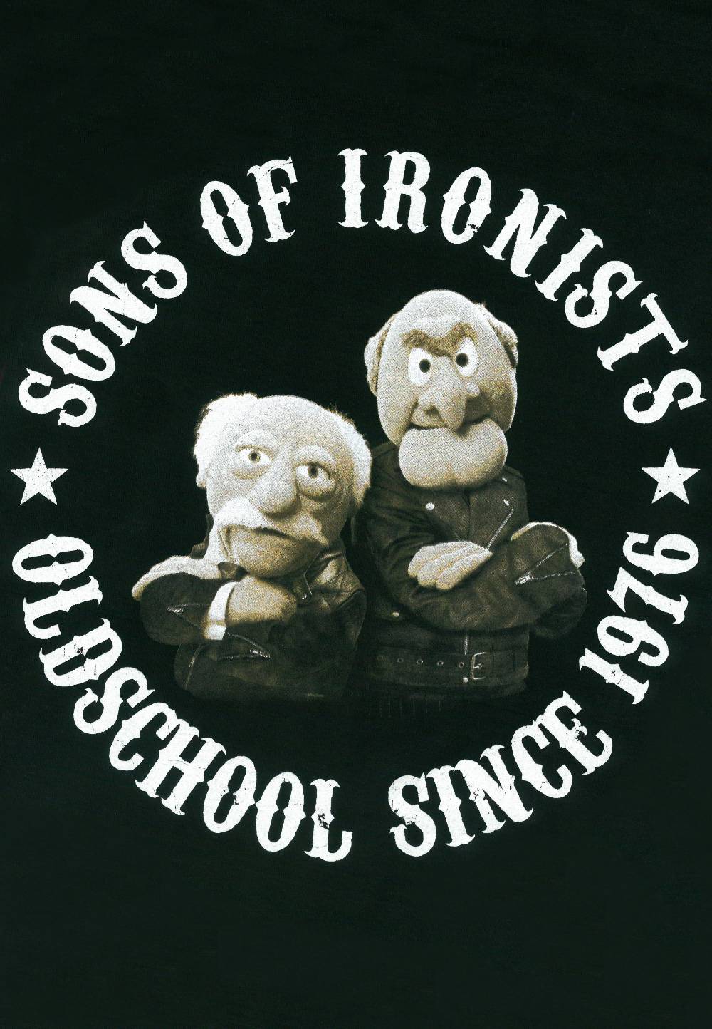 Logoshirt Waldorf & Statler - Sons Of Ironists - The Muppets - T-Shirt Print - Herren Wochenangebot