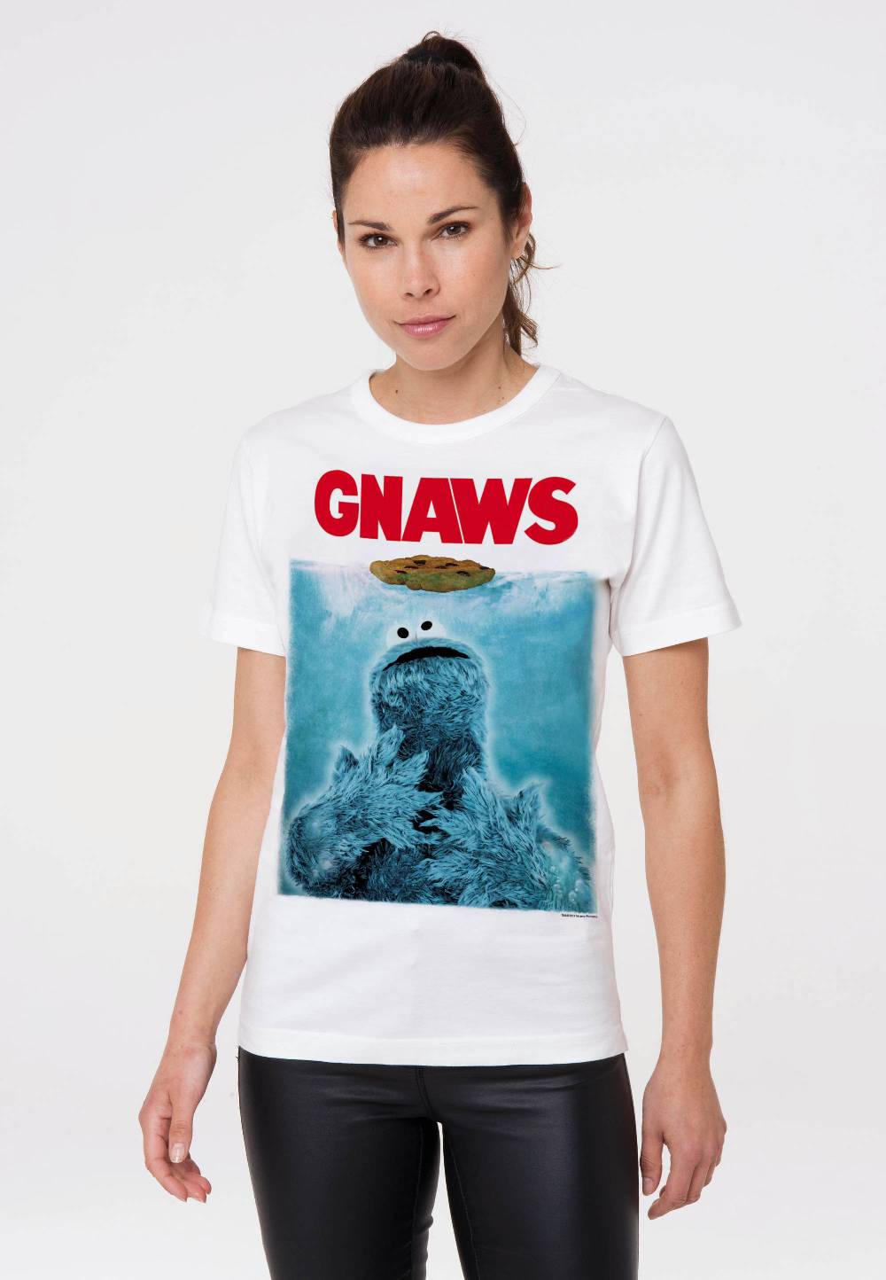 Logoshirt Sesamstrasse - Krümelmonster - GNAWS - T-Shirt Print - Damen Letzte 3 Tage