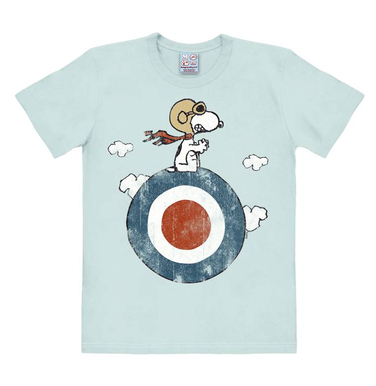 Logoshirt Peanuts - Snoopy - Pilot - Target - T-Shirt Print - Herren Vierteljährliche Förderung