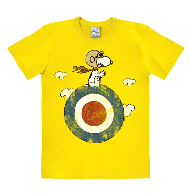 Logoshirt Peanuts - Snoopy - Pilot - Target - T-Shirt Print - Herren Vierteljährliche Förderung