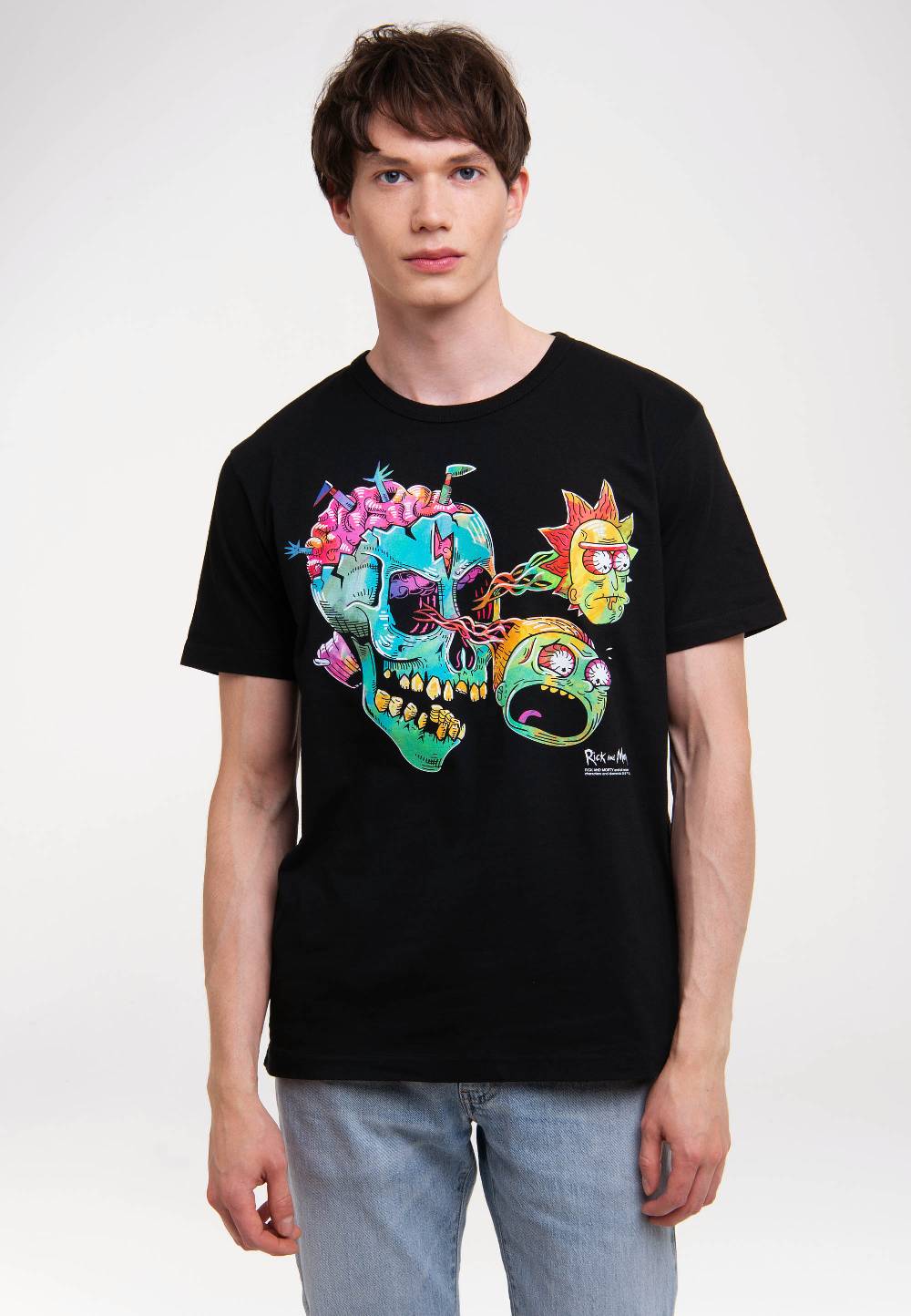 Logoshirt Rick & Morty - Eyeball Skull - T-Shirt Print - Herren Discount Store für neue Produkte
