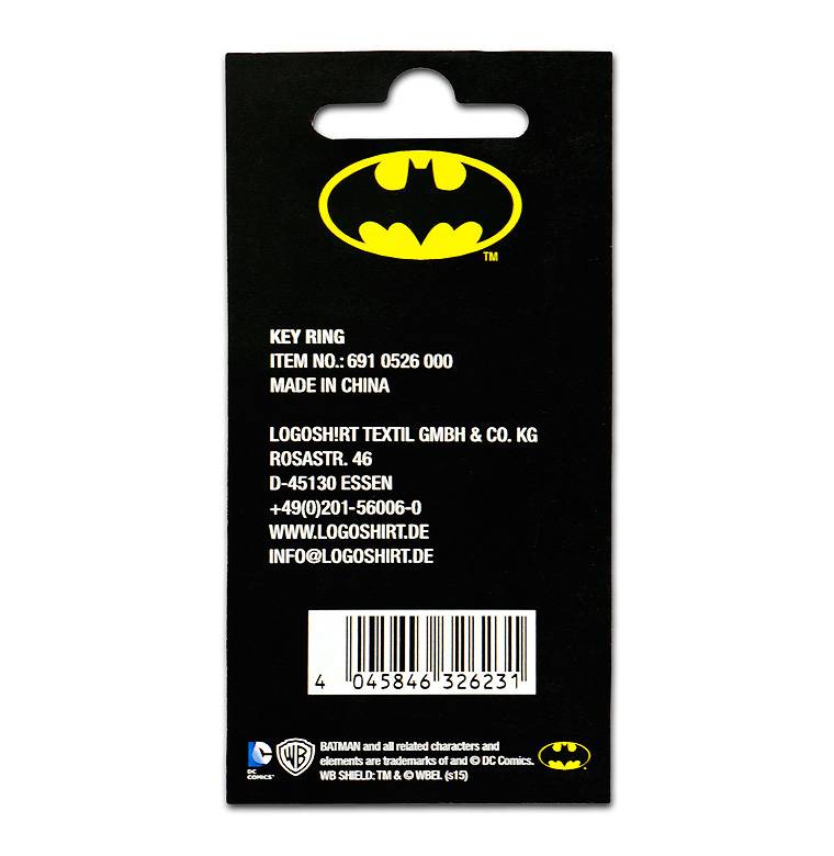 Logoshirt Batman - Logo - DC Comics - Schlüsselanhänger Weihnachtsangebot