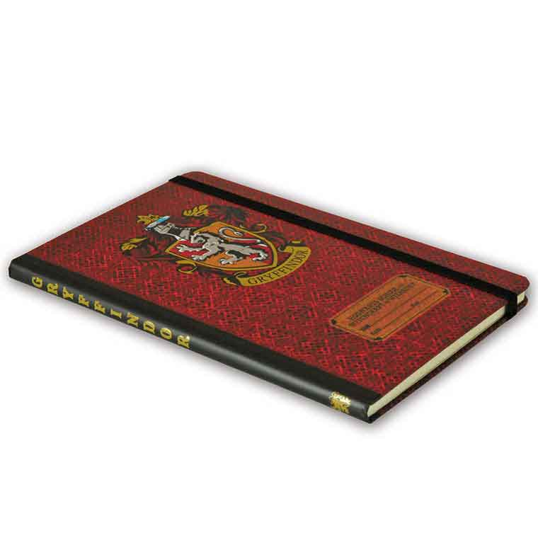 Logoshirt Harry Potter - Gryffindor Logo - Hardcover Notizbuch A5 - mit Gummiband - Liniert Online Outlet