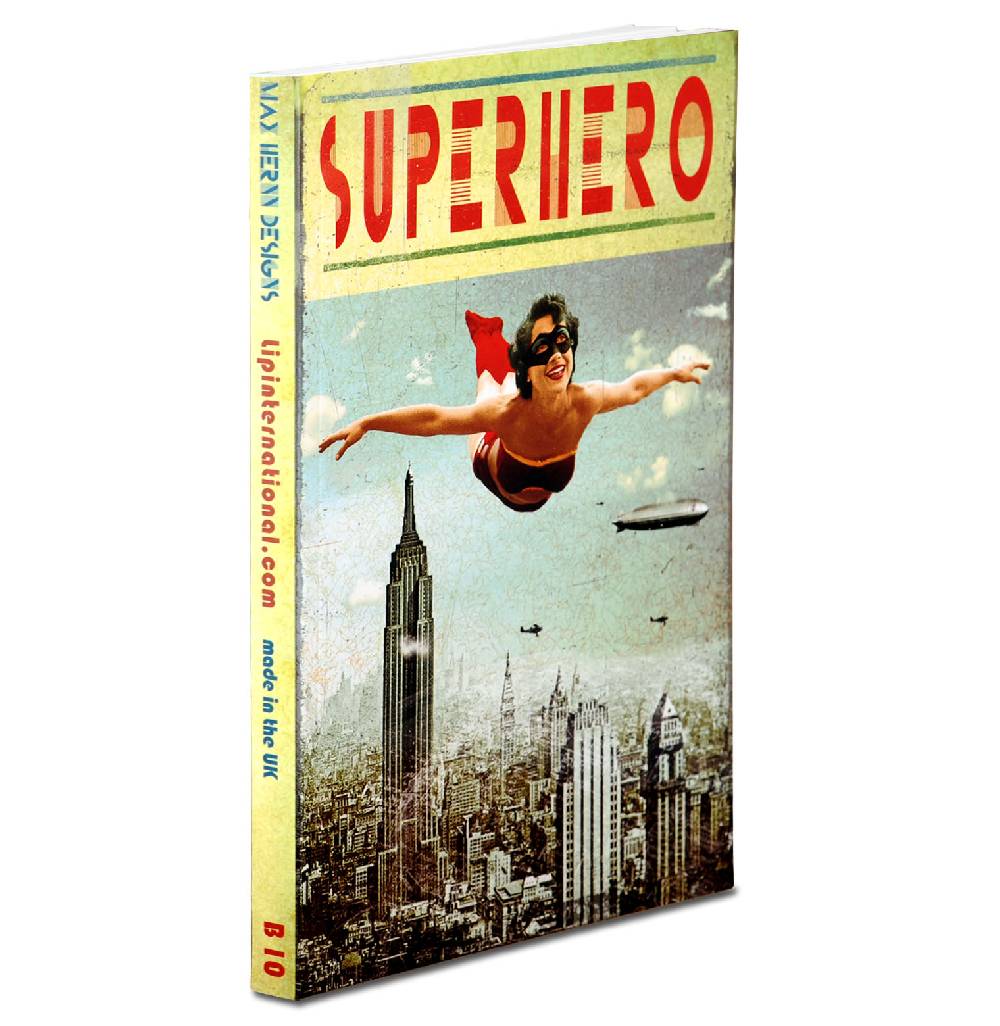 Logoshirt Superhero - Girl - Notizbuch Blitzangebot