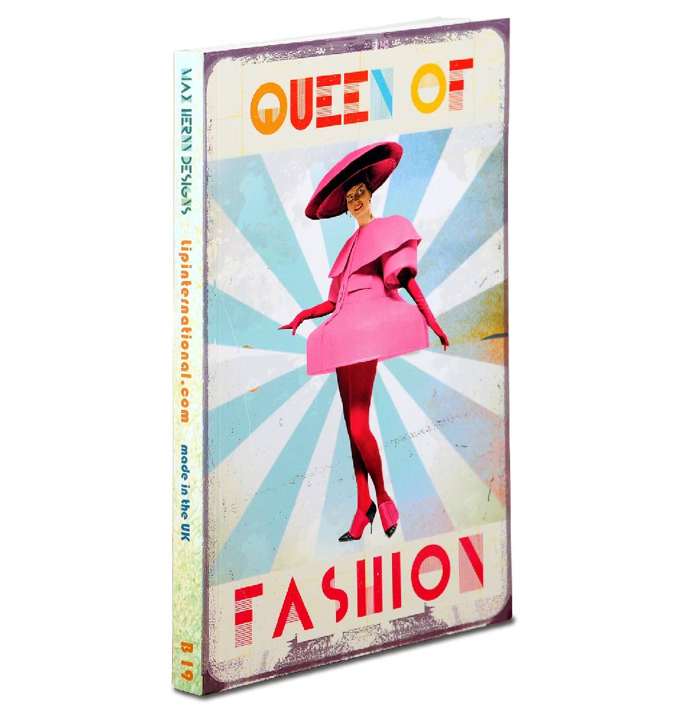 Logoshirt Queen of Fashion - Notizbuch Kauf eins, bekomm eins gratis