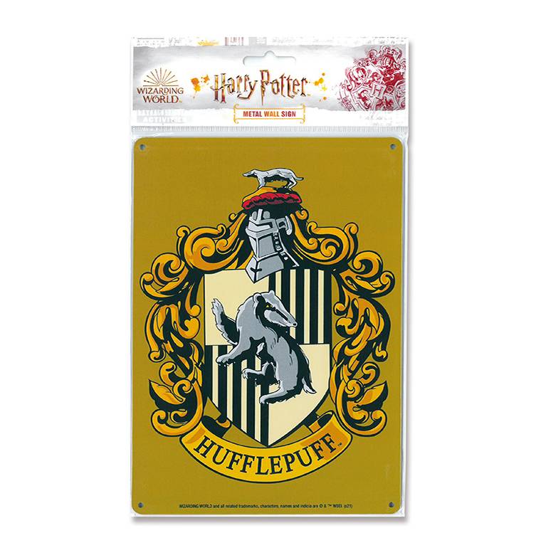 Logoshirt Harry Potter - Hufflepuff Logo - Wappen - Dachs - Blechschild A5 Bis zu 65% Rabatt