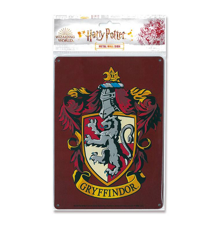 Logoshirt Harry Potter - Gryffindor Logo - Löwe - Blechschild A5 50% Rabatt mit kostenlosem Versand