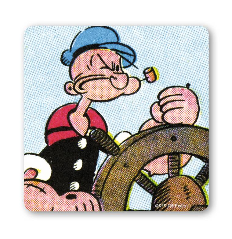 Logoshirt Der Seemann - Popeye & Olivia - 6er Set - Untersetzer Limitierter Zeitrabatt