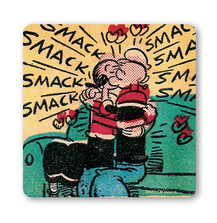 Logoshirt Der Seemann - Popeye & Olivia - 6er Set - Untersetzer Limitierter Zeitrabatt