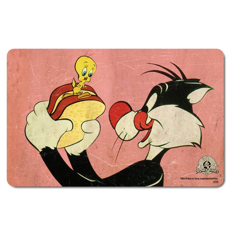 Logoshirt Looney Tunes - Tweety & Sylvester - 4er Set - Frühstücksbrettchen Muttertagsangebot
