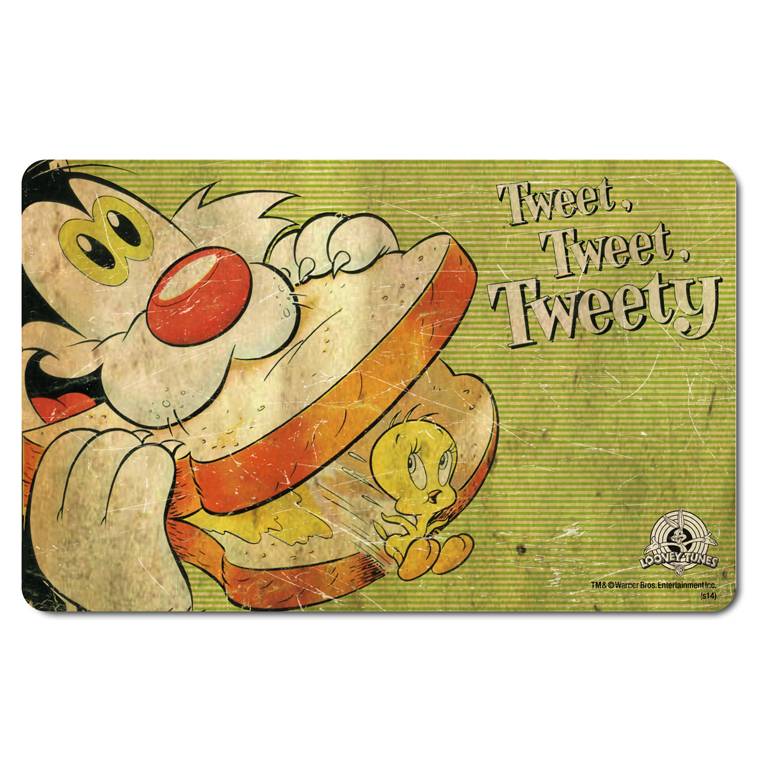 Logoshirt Looney Tunes - Tweety & Sylvester - 4er Set - Frühstücksbrettchen Muttertagsangebot