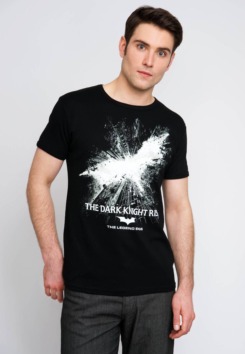 Logoshirt Batman - The Dark Knight Rises - DC Comics - T-Shirt Print - Herren Zeitlich begrenztes Angebot