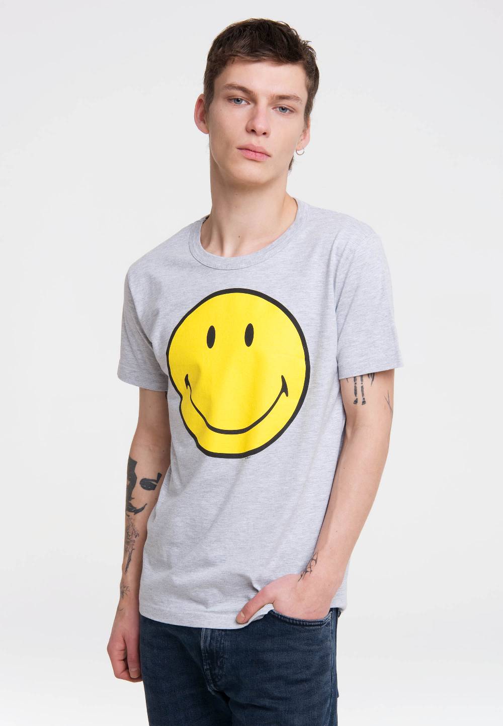 Logoshirt Original Smiley Face - Happy - T-Shirt Print - Herren Wochenangebot
