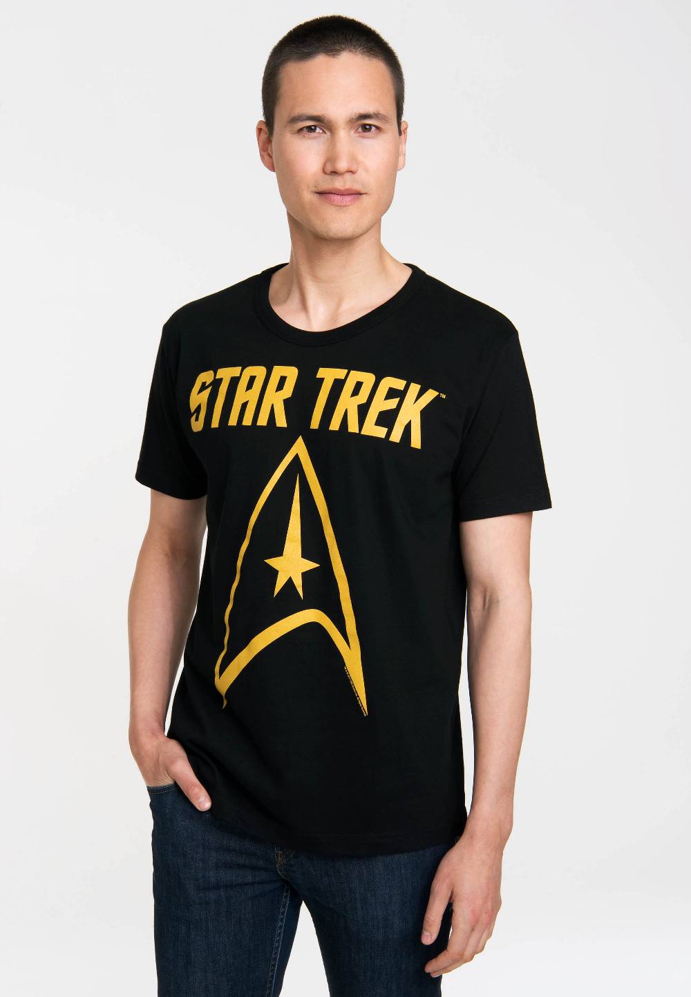 Logoshirt Star Trek - USS Enterprise - Logo - T-Shirt Print - Herren Begrenzte Freigabe