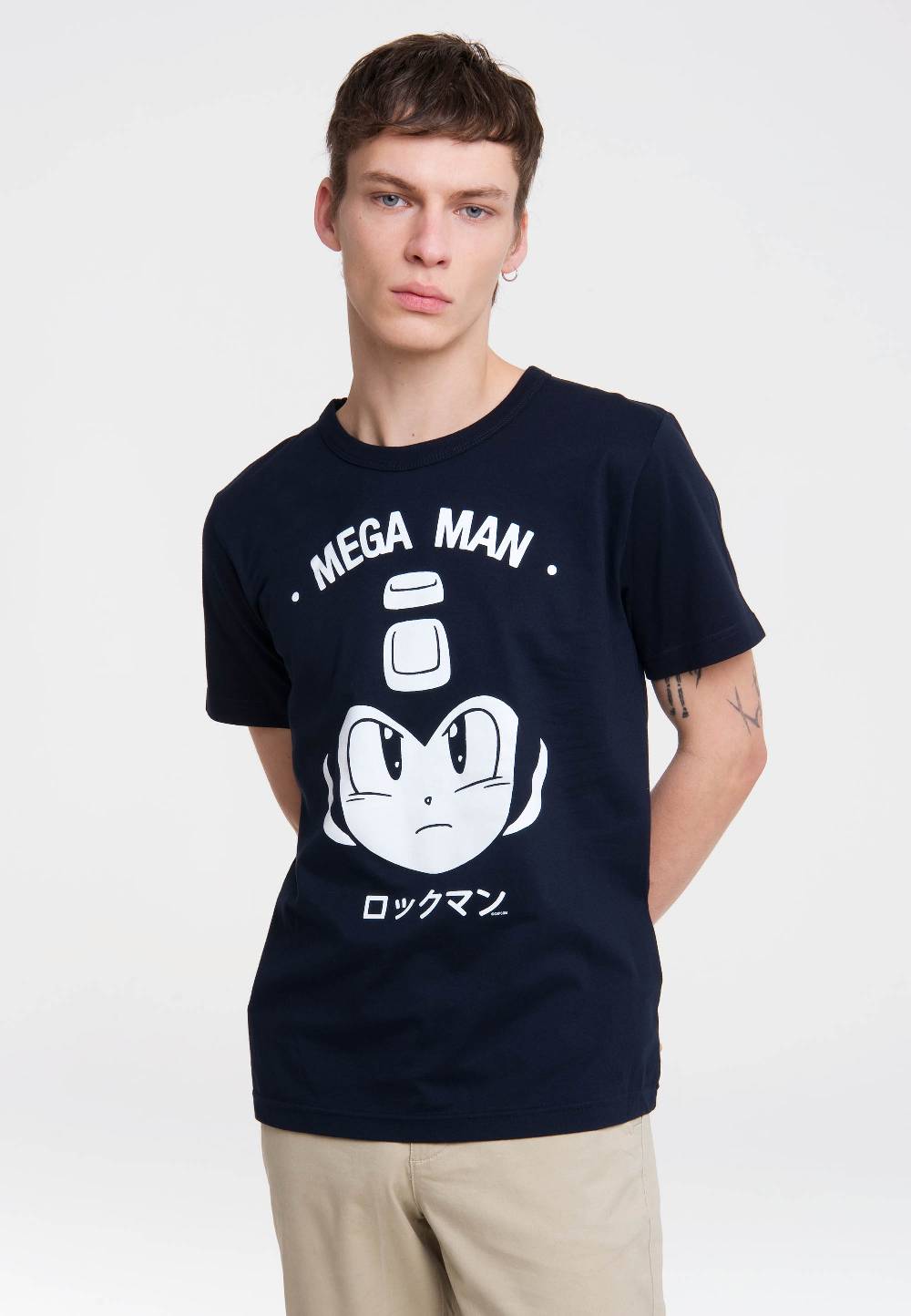 Logoshirt Mega Man - Gesicht - Capcom - T-Shirt Print - Herren Neueste Stile
