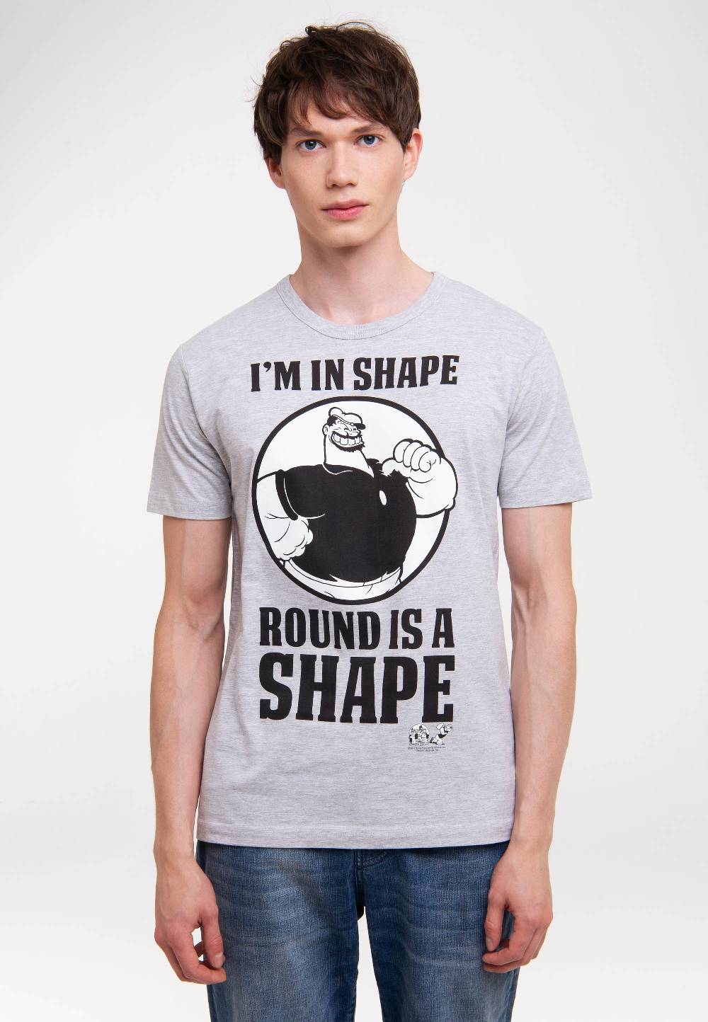 Logoshirt Popeye - Brutus - I'm In Shape - T-Shirt Print - Herren Letzte 2 Tage