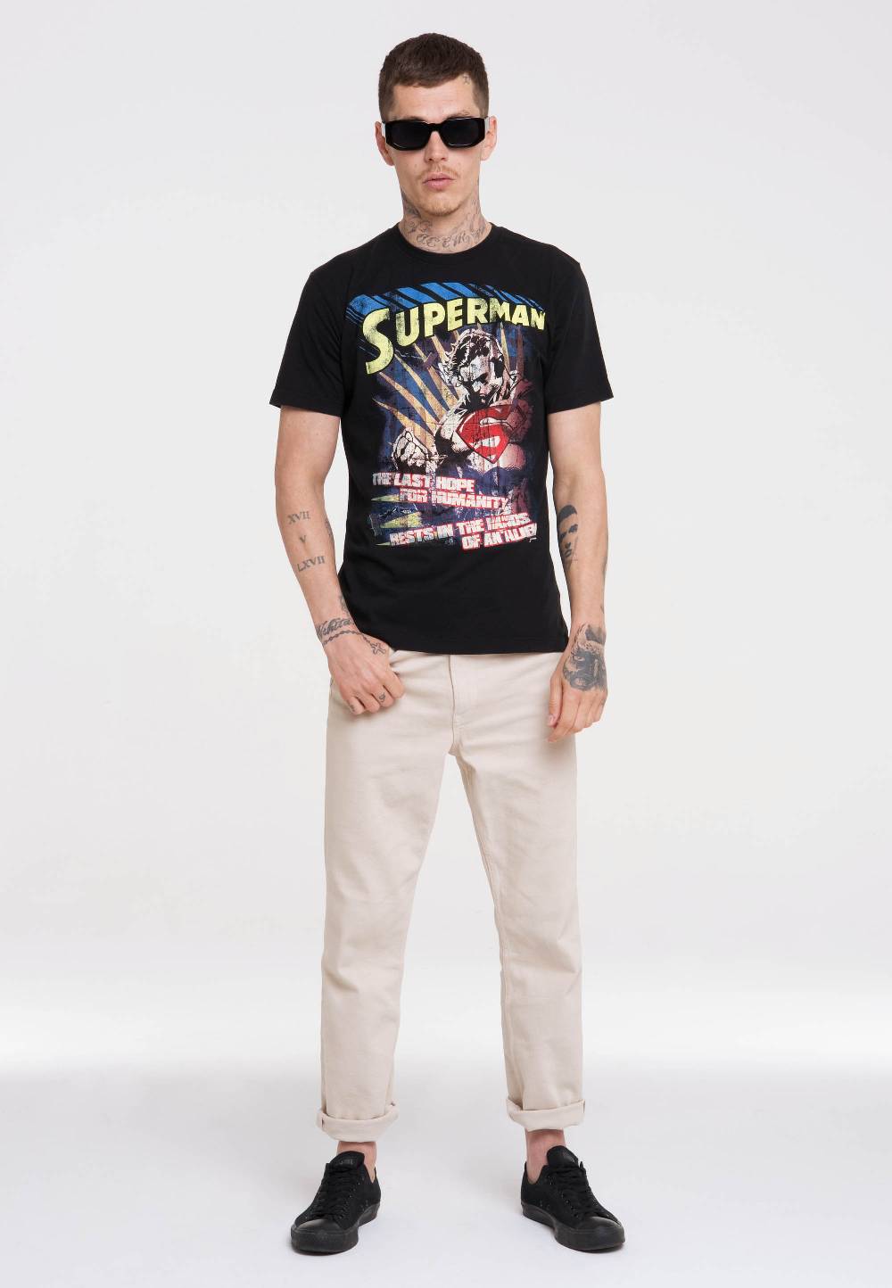 Logoshirt Superman - Die letzte Hoffnung - DC Comics - Organic T-Shirt - Print - Herren Letzter Tag