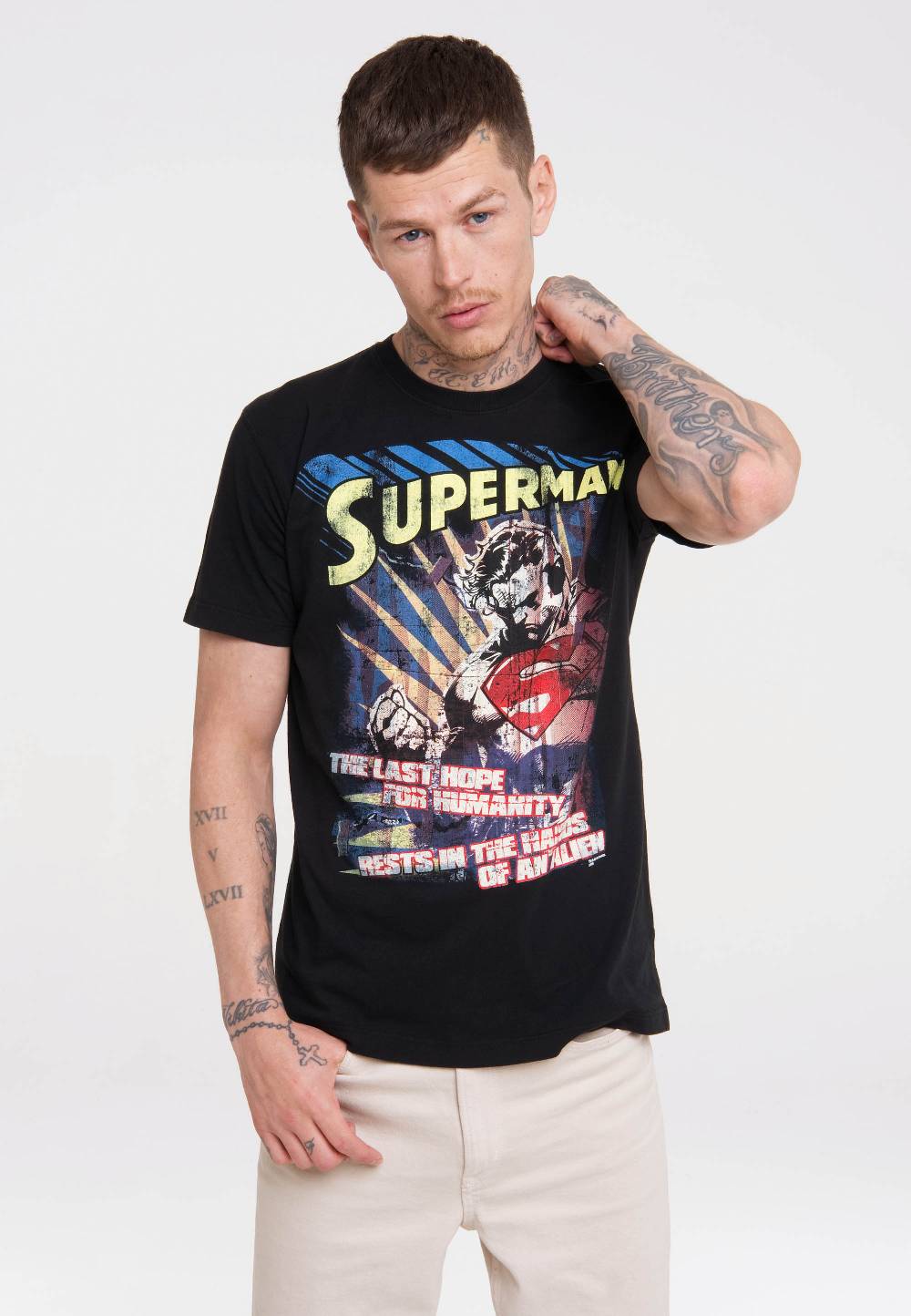 Logoshirt Superman - Die letzte Hoffnung - DC Comics - Organic T-Shirt - Print - Herren Letzter Tag